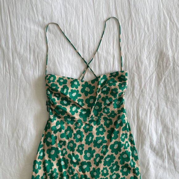 For Love & Lemons Lincoln Midi Dress (sz M) - Picture 8 of 15